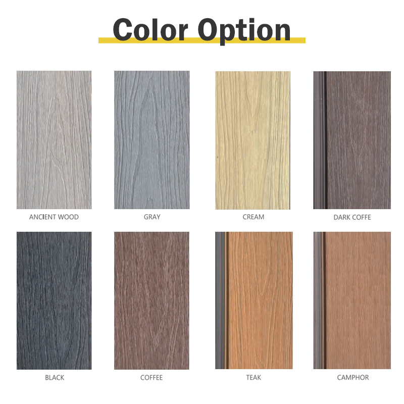 156X21X3000MM Outdoor Flat Co-extrusion WPC Wall Panel