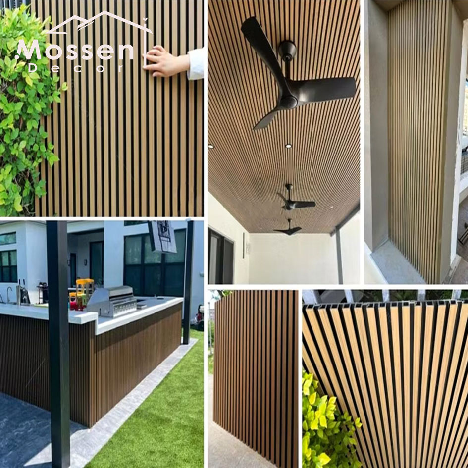 219X26X3000MM Outdoor Single Side Co-extrusion WPC Wall Panel