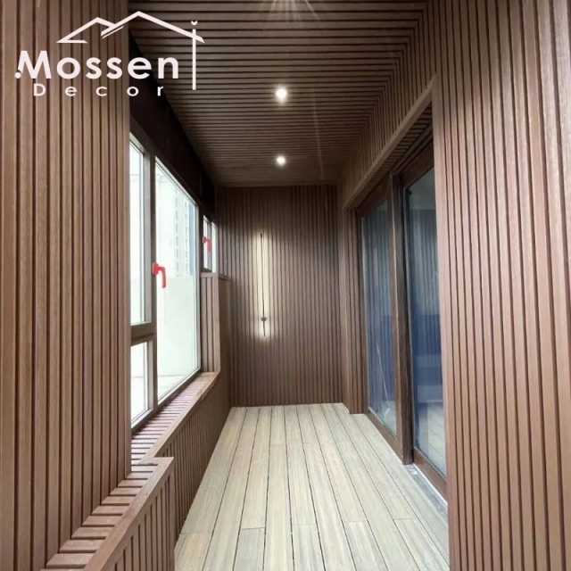 219X26X3000MM Outdoor Double Side Co-extrusion WPC Wall Panel