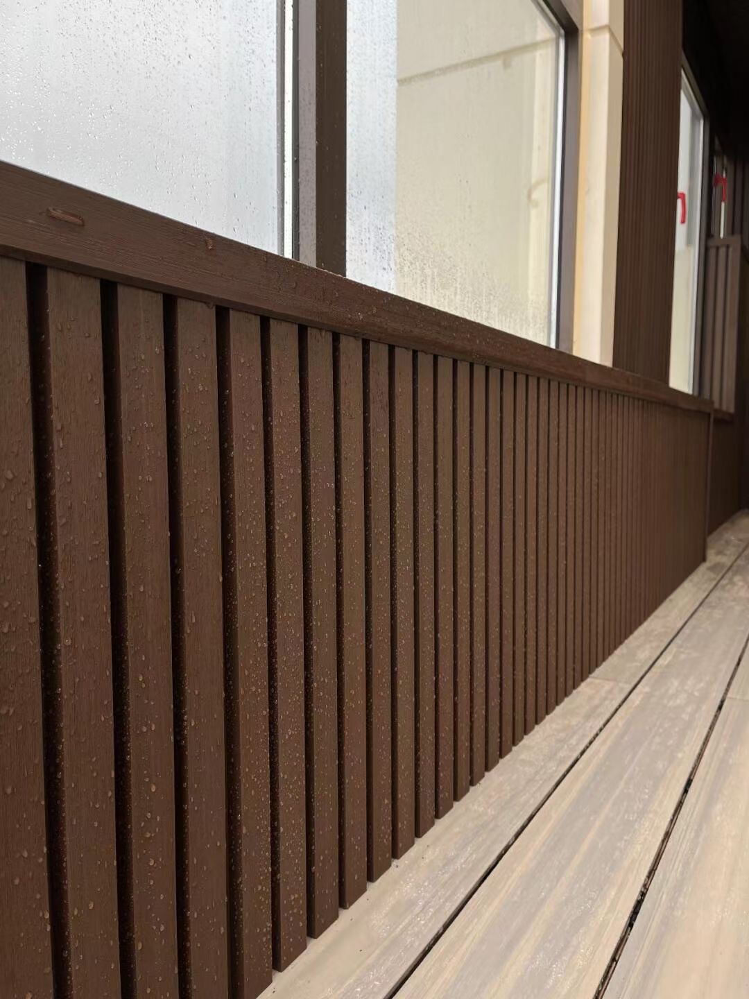201X26X3000MM Outdoor Double Side Co-extrusion WPC Wall Panel