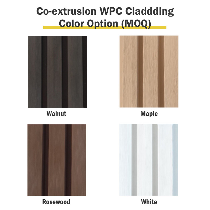 219X26X3000MM Outdoor Single Side Co-extrusion WPC Wall Panel