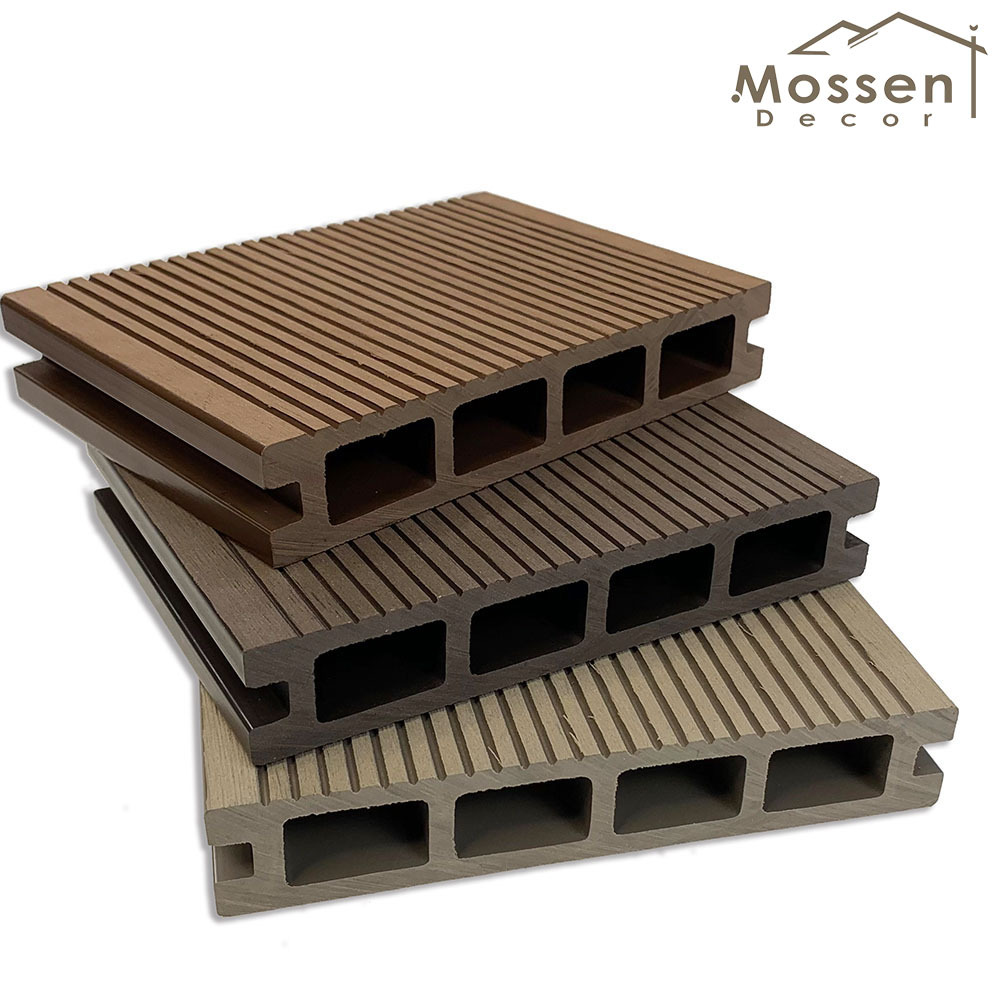 140X25X3000MM 1st Gen Outdoor Strip Style Square Hole WPC Decking