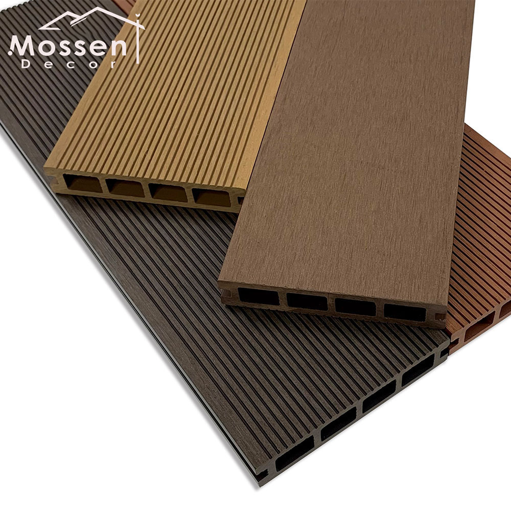 140X25X3000MM 1st Gen Outdoor Strip Style Square Hole WPC Decking