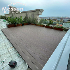 140X25X3000MM 1st Gen Outdoor Strip Style Square Hole WPC Decking