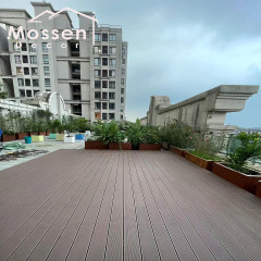 140X25X3000MM 1st Gen Outdoor Strip Style Square Hole WPC Decking