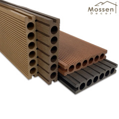 140X25X3000MM 1st Gen Outdoor Strip Style Round Hole WPC Decking