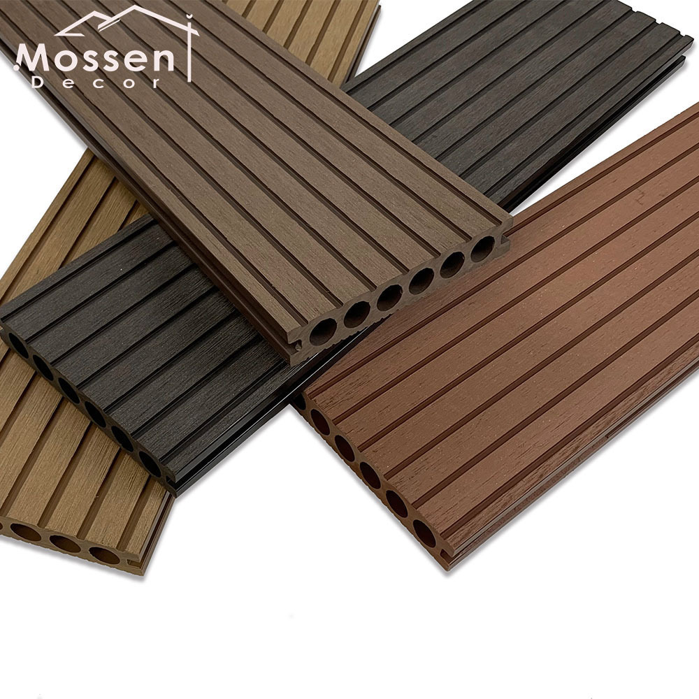 140X25X3000MM 1st Gen Outdoor Strip Style Round Hole WPC Decking