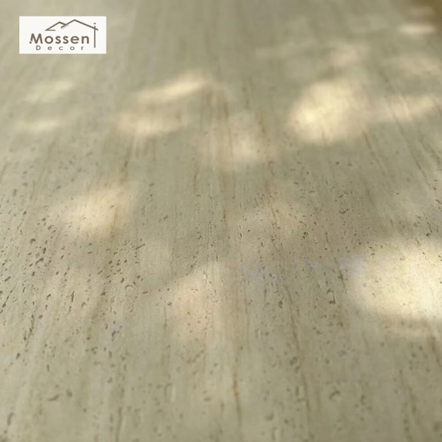 Printed Travertine Soft Stone Wall Panel - Flexible Lightweight for Exterior Accent Wall