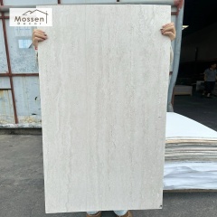 3D Printed Travertine Soft Stone Panel Modern Textured Wall Decor for Living Room