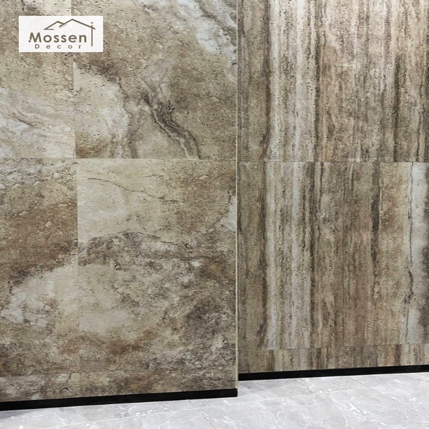 Factory Direct Printed Travertine Soft Stone Panel Wholesale Price MCM Flexible Veneer