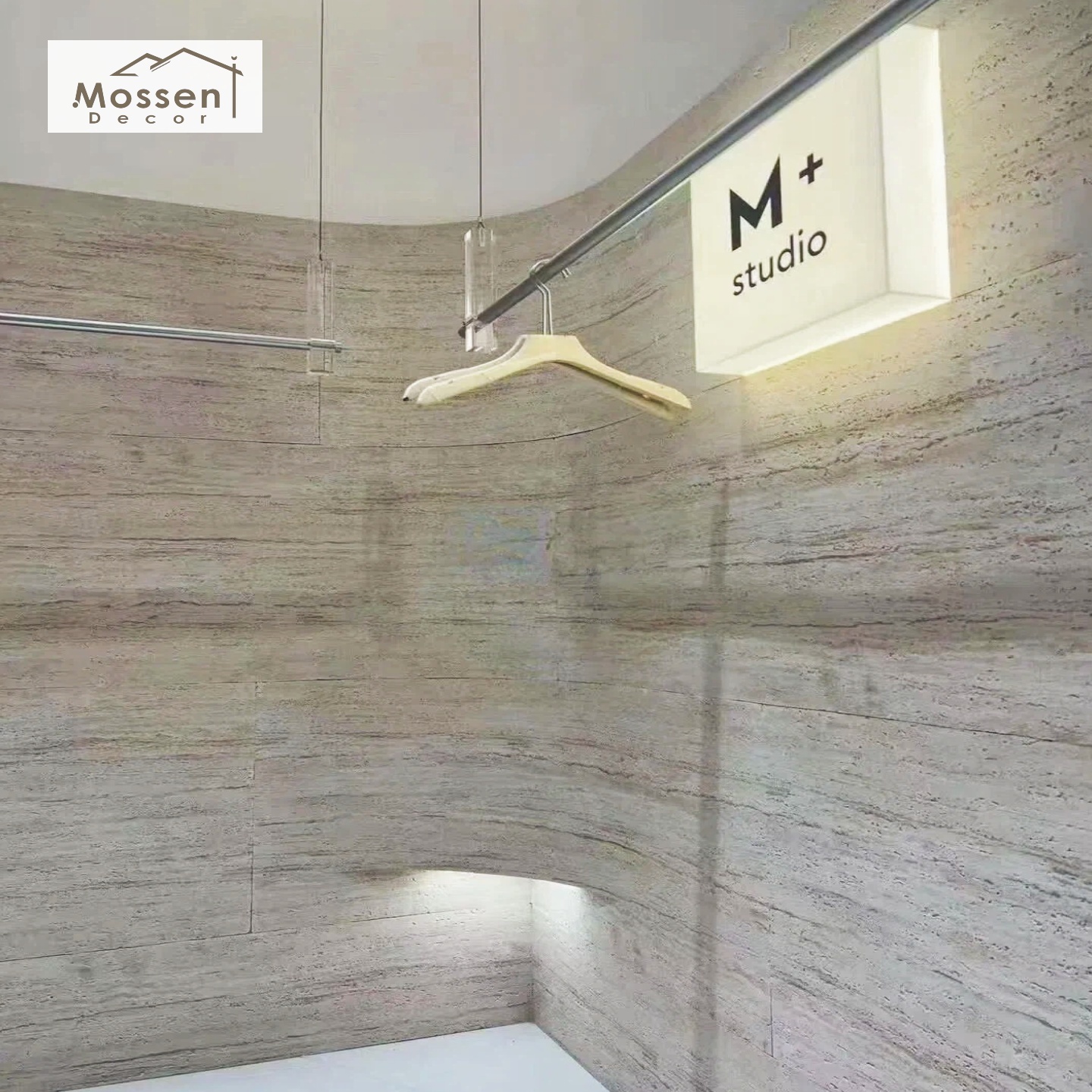 DIY Lightweight Travertine Soft Stone Panel No Mortar Easy Install Wall Veneer