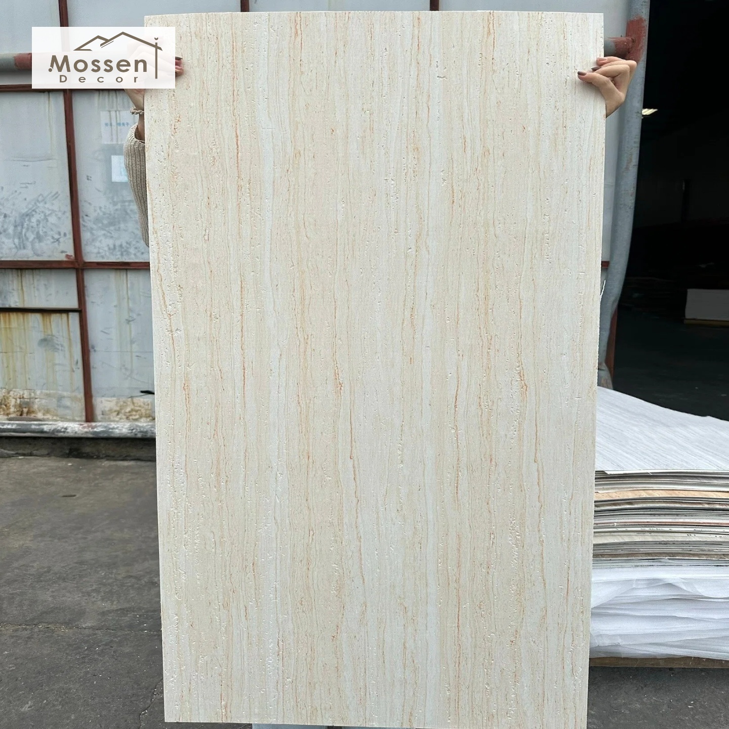 Beige Travertine Soft Stone Panel Factory Wholesale MCM Flexible Wall Veneer
