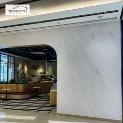 Anti-UV Exterior Soft Stone Cladding Travertine Print Weatherproof Facade Veneer