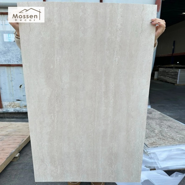 DIY Lightweight Travertine Soft Stone Panel No Mortar Easy Install Wall Veneer