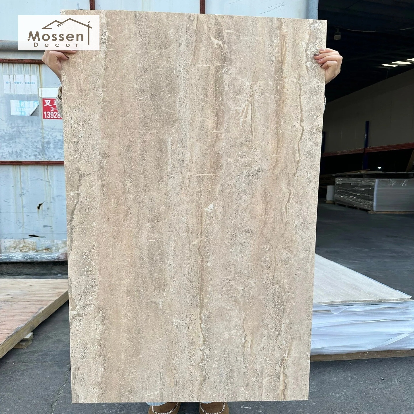 Factory Direct Printed Travertine Soft Stone Panel Wholesale Price MCM Flexible Veneer