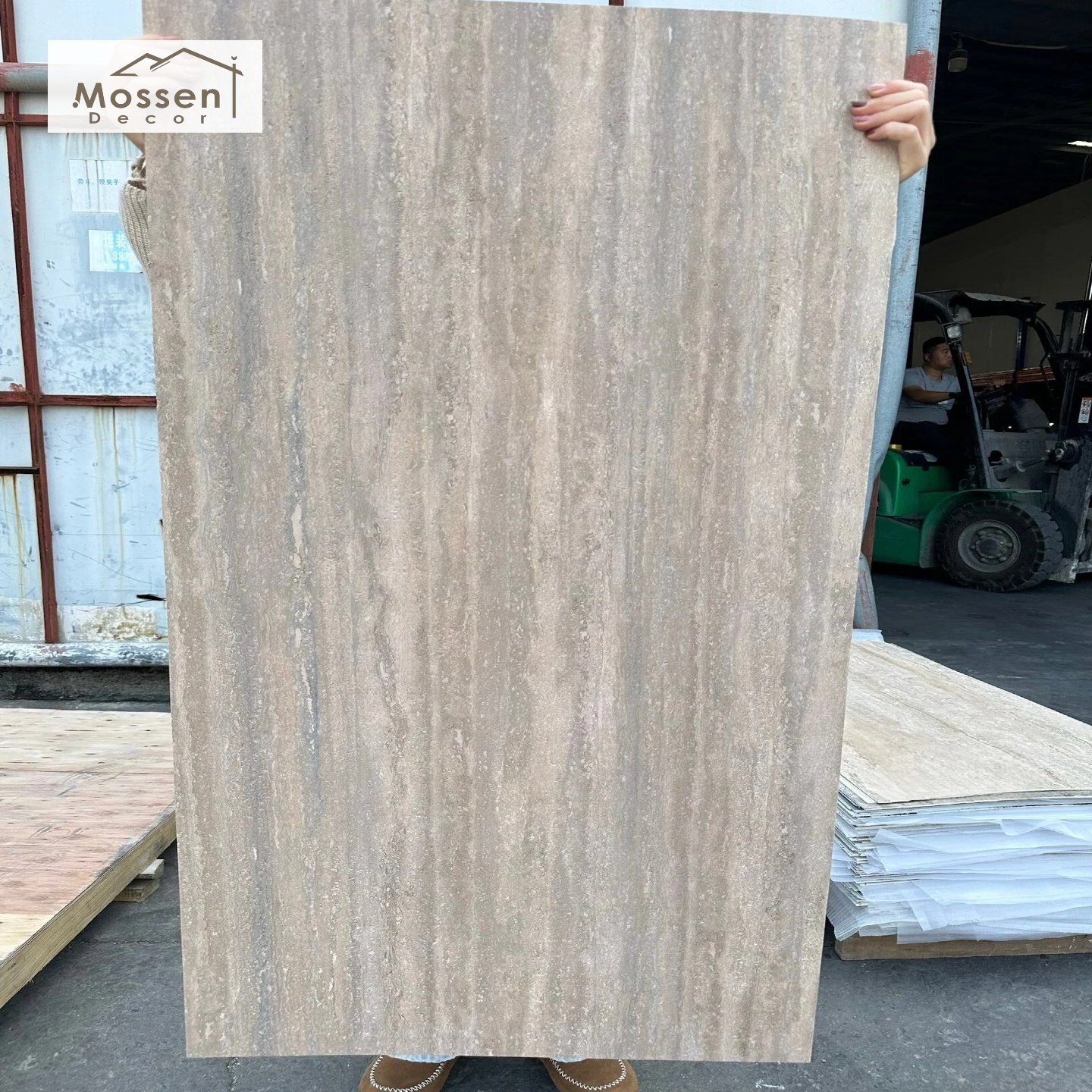 Factory Direct Printed Travertine Soft Stone Panel Wholesale Price MCM Flexible Veneer