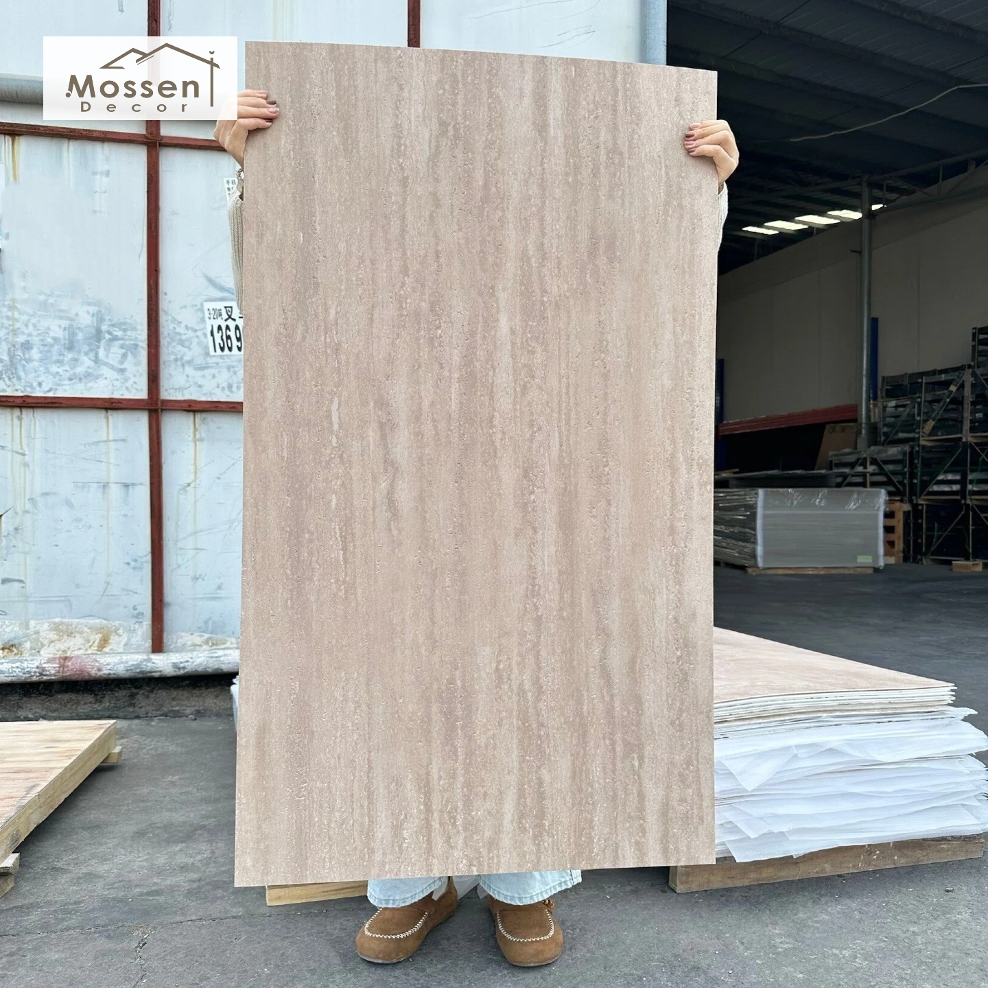 Ultra-Thin 3-5mm Travertine Soft Stone Panel Lightweight Flexible Wall Veneer