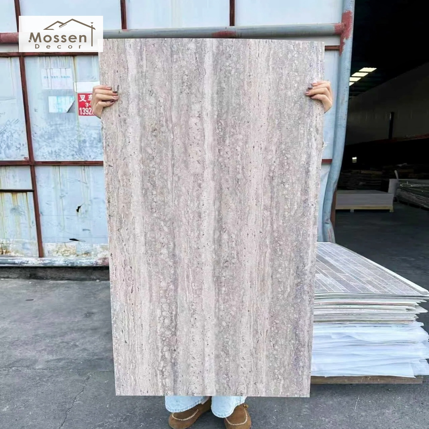 Bendable Travertine Stone Veneer for Curved Wall Flexible Soft Stone Panel Cladding