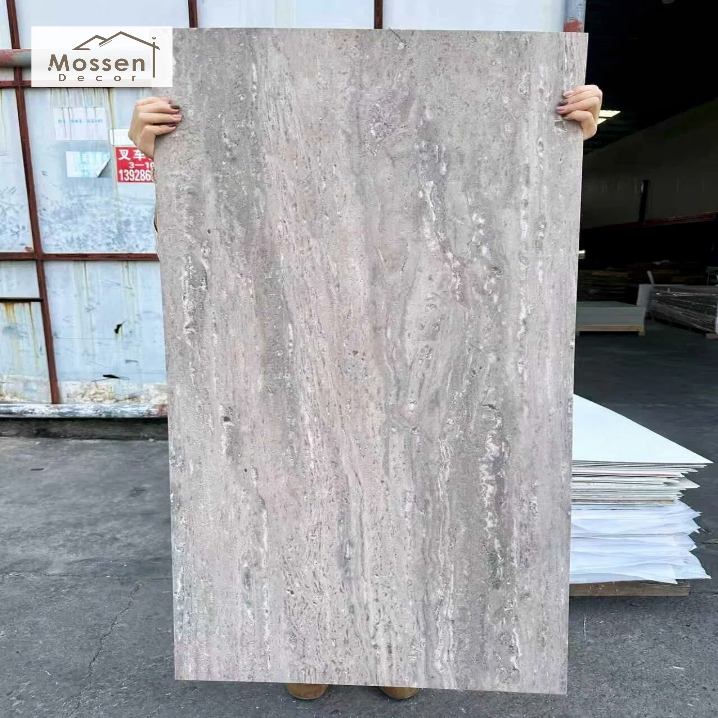 Bendable Travertine Stone Veneer for Curved Wall Flexible Soft Stone Panel Cladding