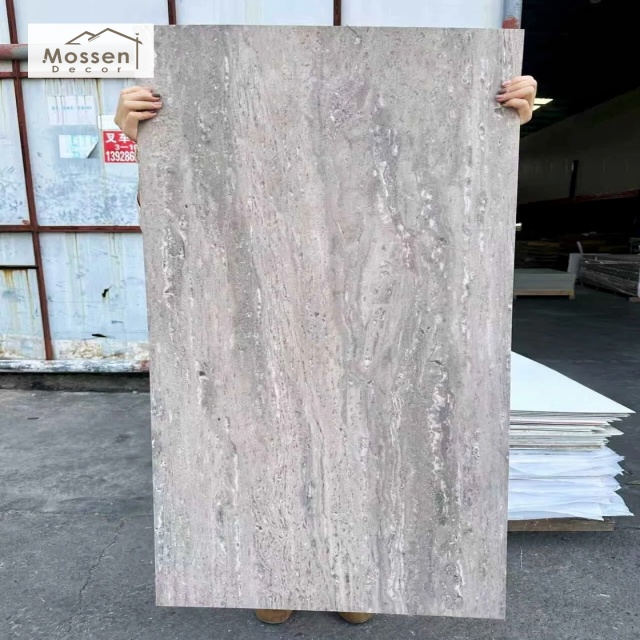 Bendable Travertine Stone Veneer for Curved Wall Flexible Soft Stone Panel Cladding