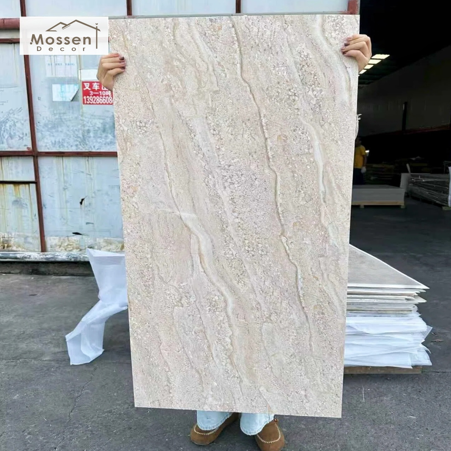 China Manufacturer MCM Printed Travertine Soft Stone Panel Factory Direct Supplier