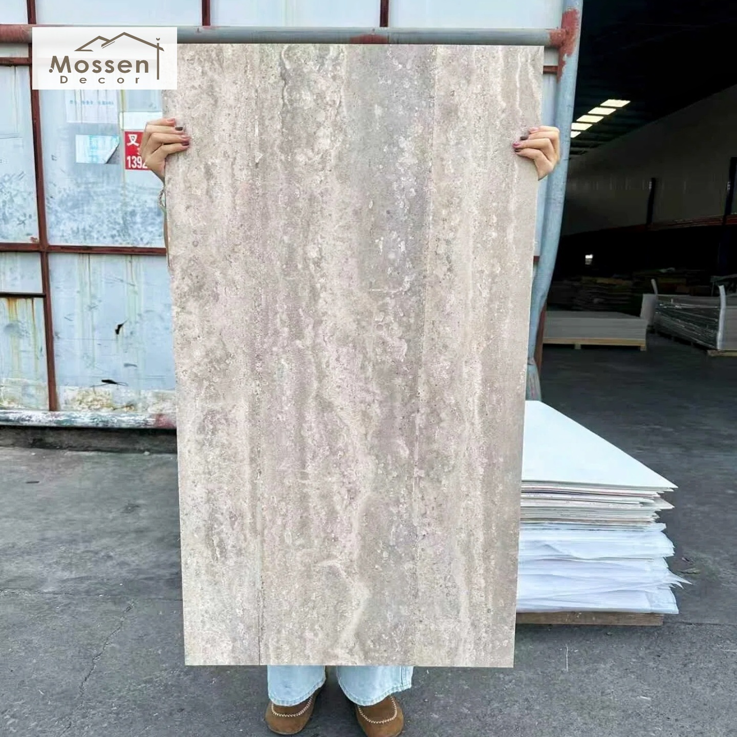 China Manufacturer MCM Printed Travertine Soft Stone Panel Factory Direct Supplier