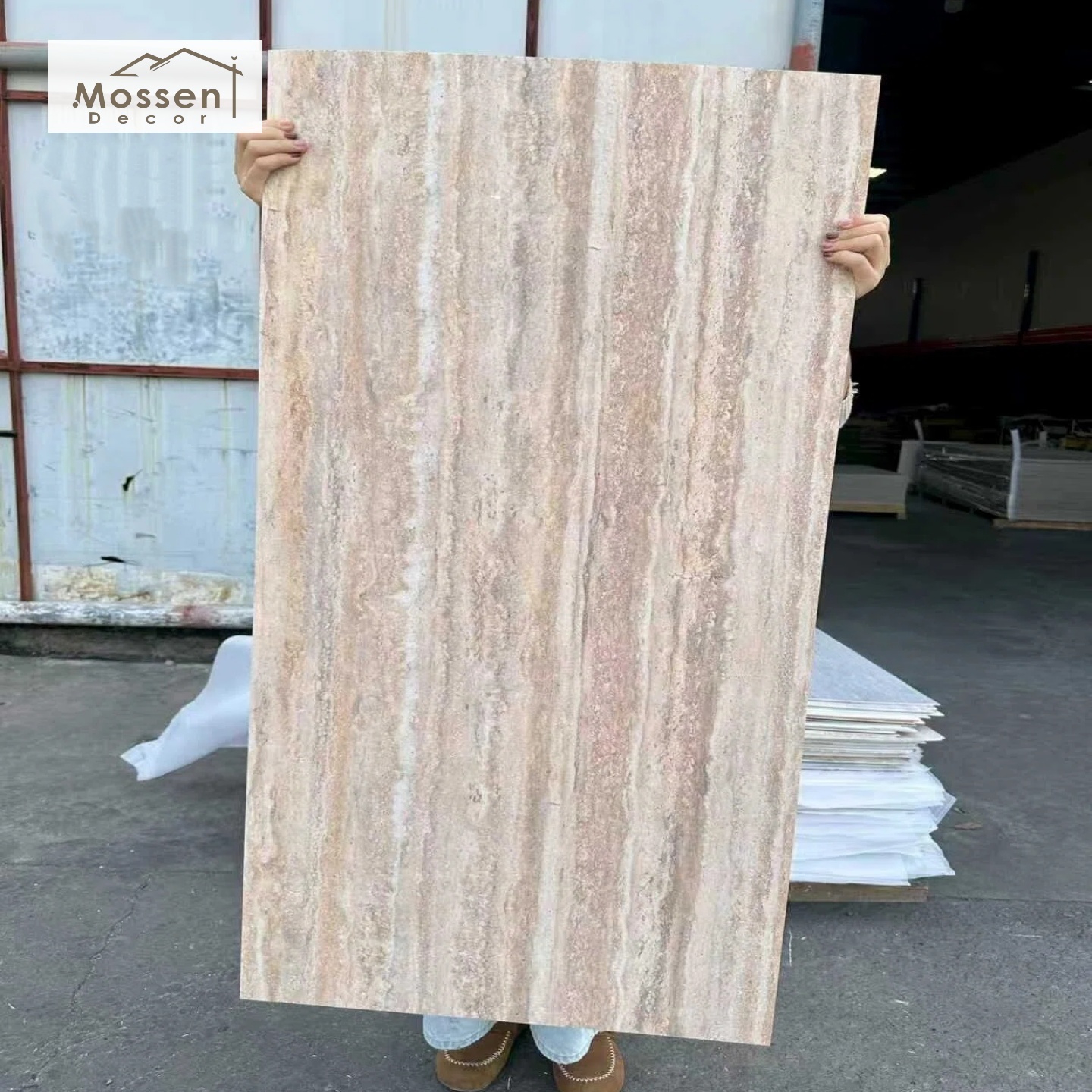 China Manufacturer MCM Printed Travertine Soft Stone Panel Factory Direct Supplier