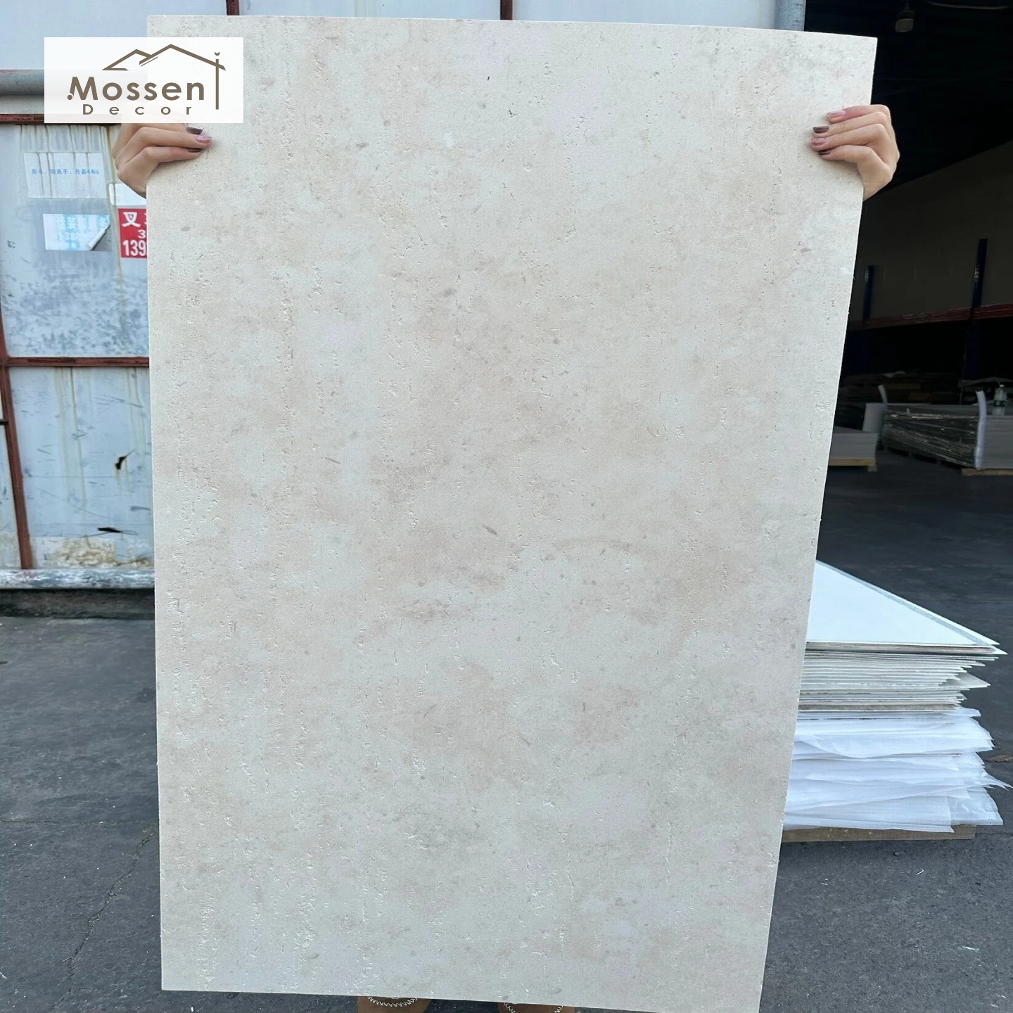 Beige Travertine Soft Stone Panel Factory Wholesale MCM Flexible Wall Veneer