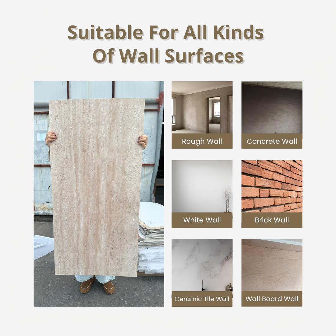 Flexible Travertine Soft Stone Panel for Retail Store Waterproof Lightweight Stone Veneer
