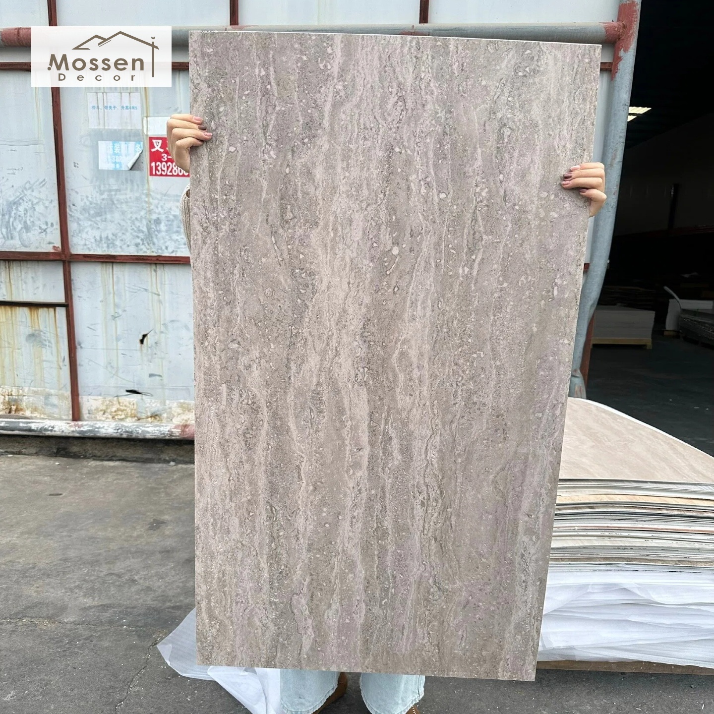 Fireproof Waterproof Travertine Soft Stone Panel 100% Safety MCM Flexible Wall Veneer for High-Rise