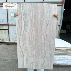 Flexible Travertine Soft Stone Panel for Retail Store Waterproof Lightweight Stone Veneer