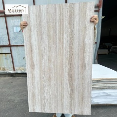 Indoor Outdoor Travertine Soft Stone Panel Dual Application MCM Stone Veneer for Home Garden Wall