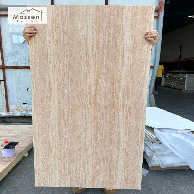 Travertine Soft Stone Panel for Interior Feature Wall Flexible MCM Material Bedroom TV Living Room Background