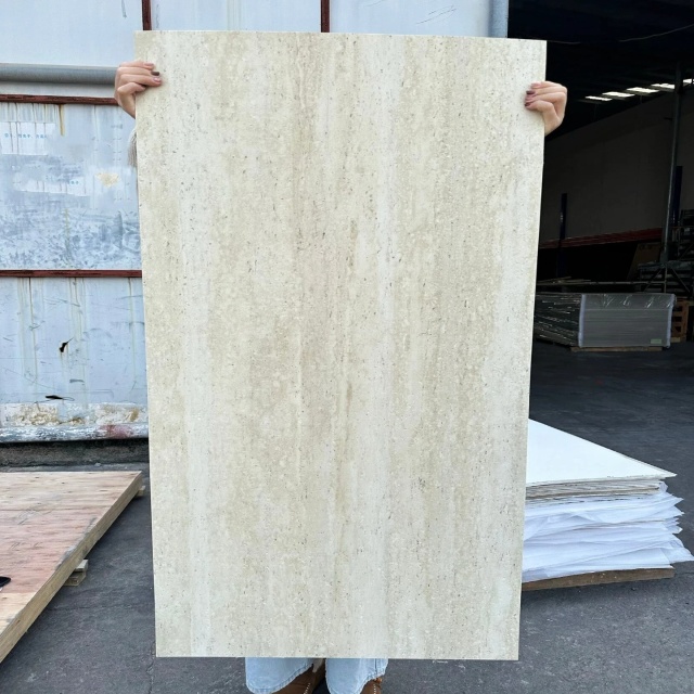 Travertine Soft Stone Panel for Interior Feature Wall Flexible MCM Material Bedroom TV Living Room Background