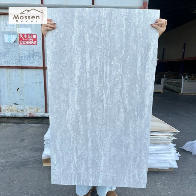 Flexible Travertine Soft Stone Panel for Retail Store Waterproof Lightweight Stone Veneer
