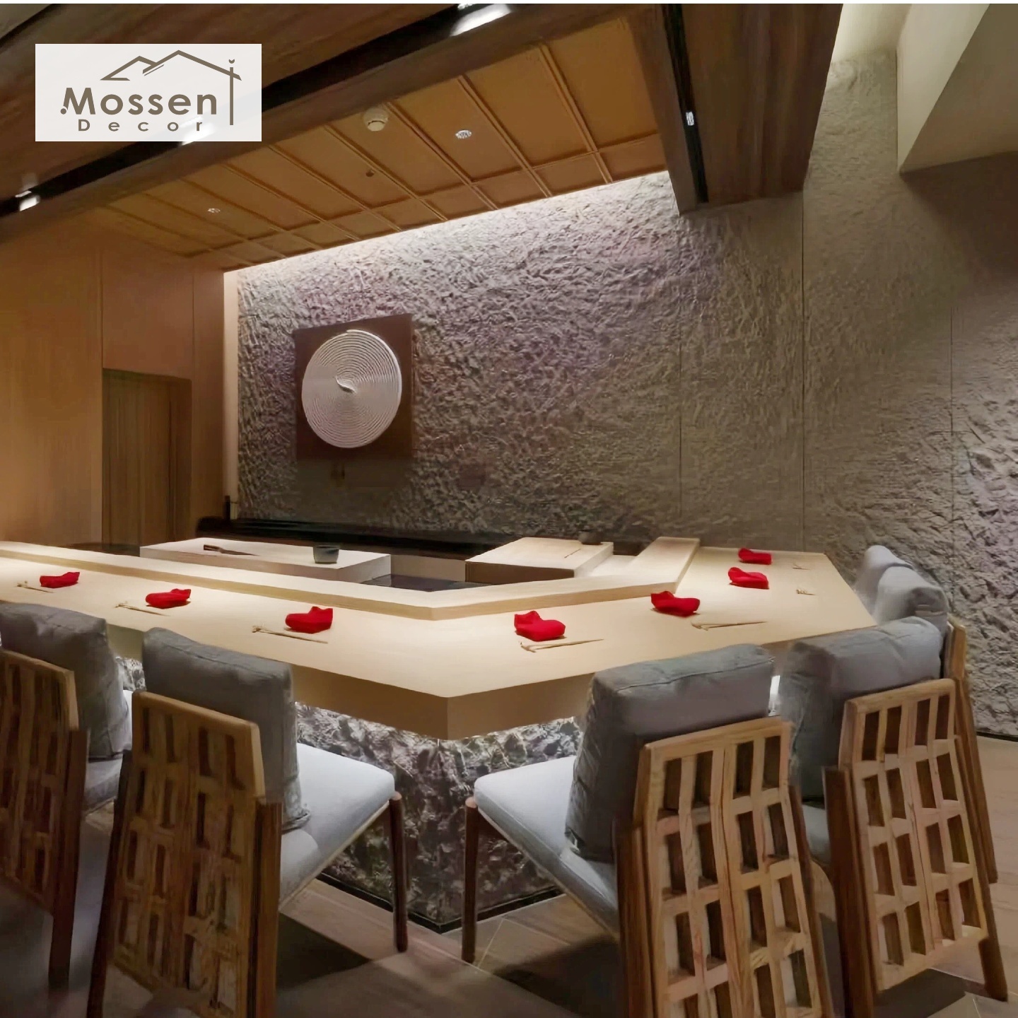 Eco-Friendly Starry Stone Wall Panel – Green MCM Soft Stone Building Material