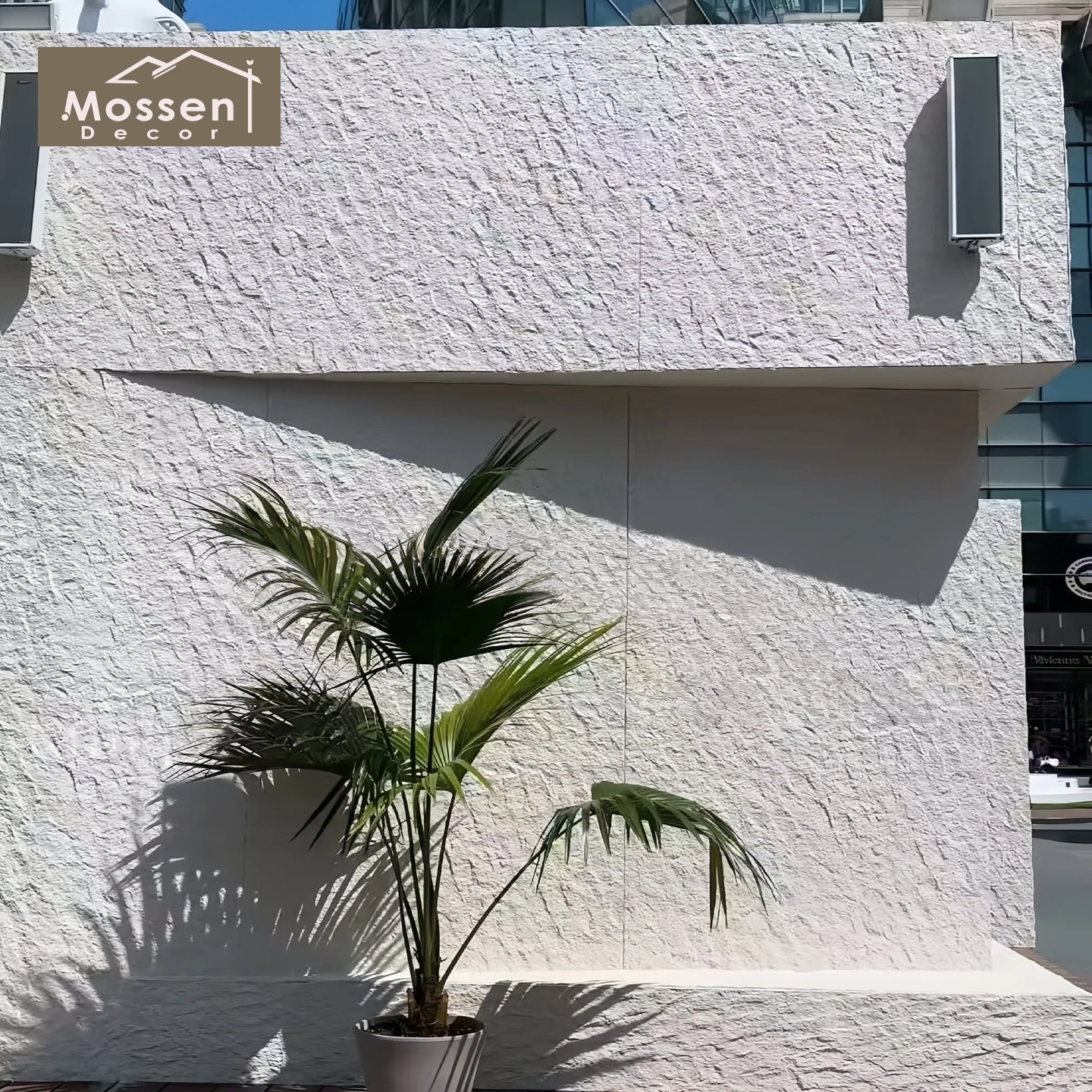 Eco-Friendly Starry Stone Wall Panel – Green MCM Soft Stone Building Material