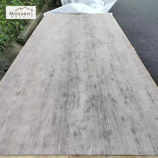 Interior Exterior Wood Grain Panels Waterproof Flexible Stone Wall Cladding