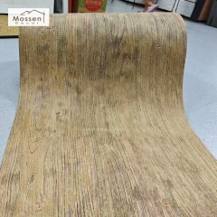 Antique Wood Grain Bendable Stone Panels Rustic Texture Wall Cladding for Interior Accent Wall