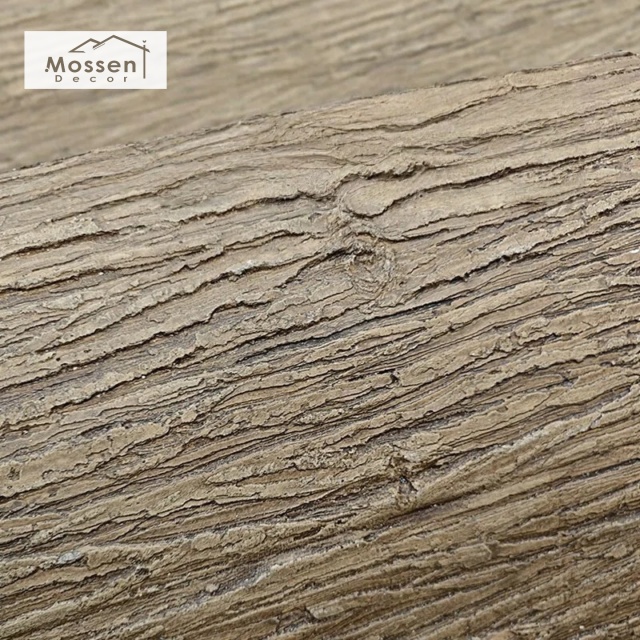 Flexible Wood Bark Stone Veneer Natural Tree Texture Lightweight Stone Cladding