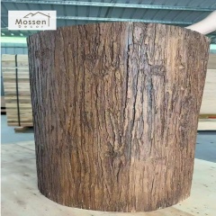 Bendable Tree Bark Stone Panels Eco-Friendly CE Certified Green Wall Cladding