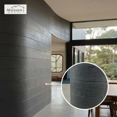 Burnt Wood Soft Stone Wall Panels for Villa Interior Decorative Wall Cladding with Charred Texture Finish