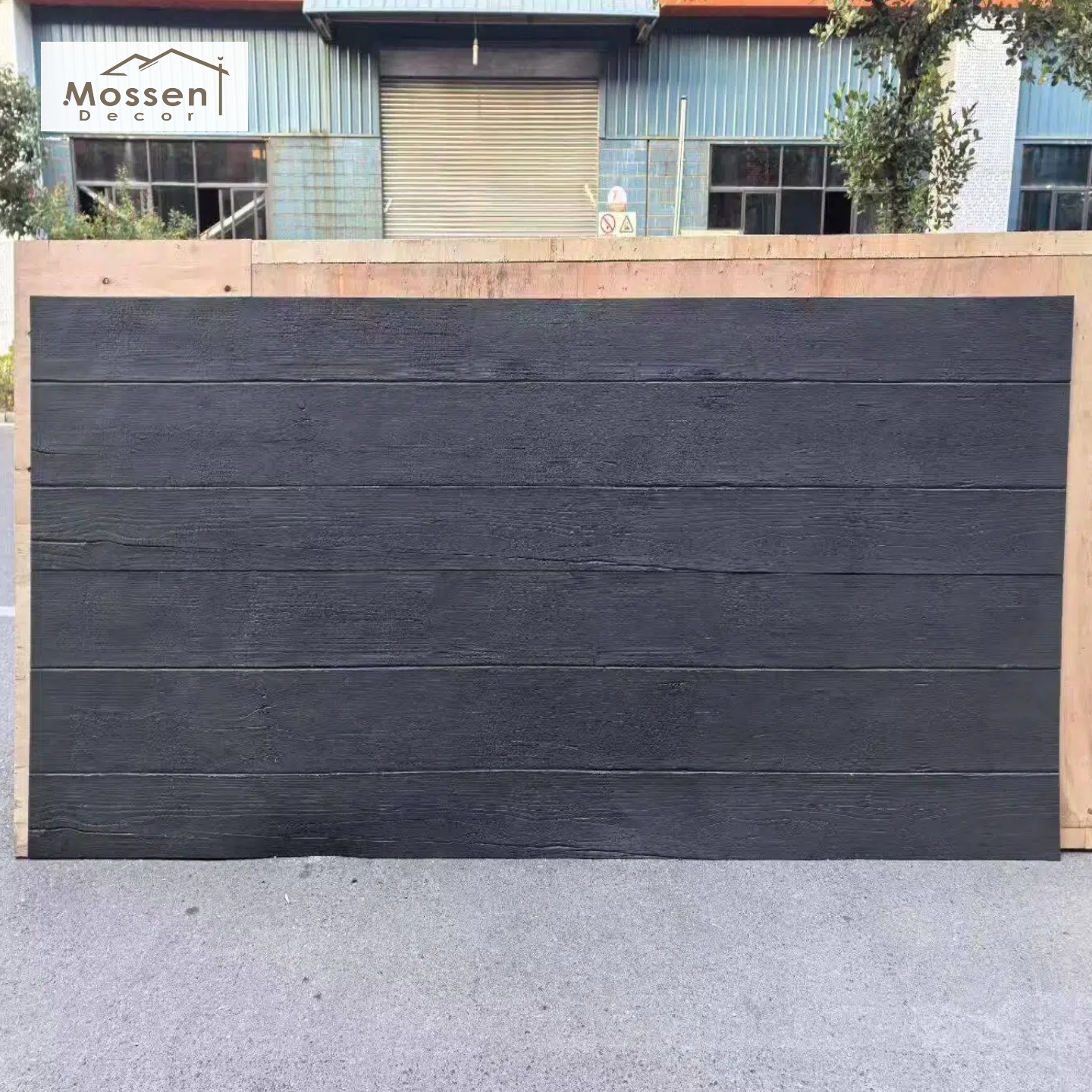 Burnt Wood Soft Stone Wall Panels for Villa Interior Decorative Wall Cladding with Charred Texture Finish