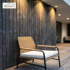 Burnt Wood Cladding Panels for Restaurant Entrance Doorway and Interior Wall Decoration