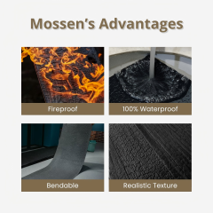 Commercial Burnt Wood Cladding Panels for Interior and Exterior Building Wall Decoration Projects