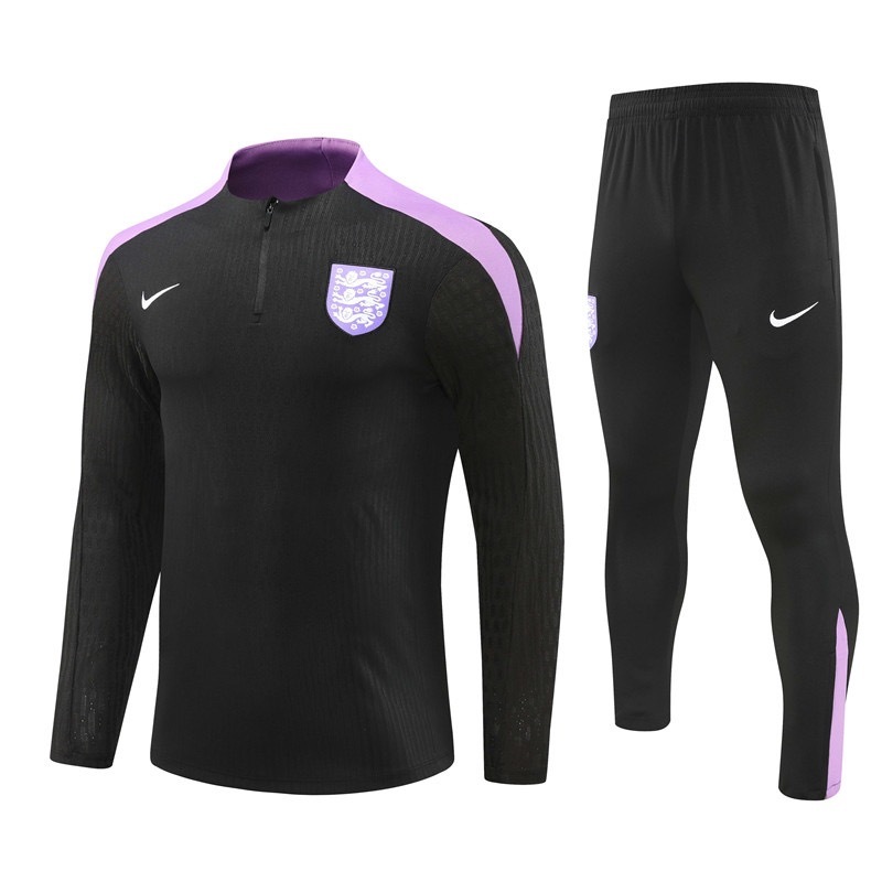 England Soccer Jersey  1/4 Zip Tracksuit Suit 2024/25 (Player Version)