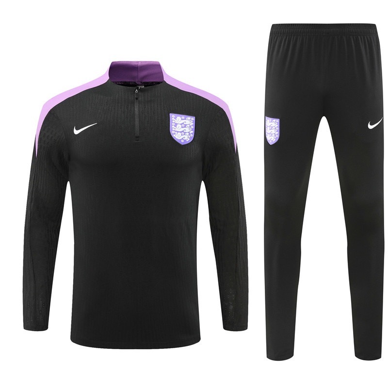 England Soccer Jersey  1/4 Zip Tracksuit Suit 2024/25 (Player Version)