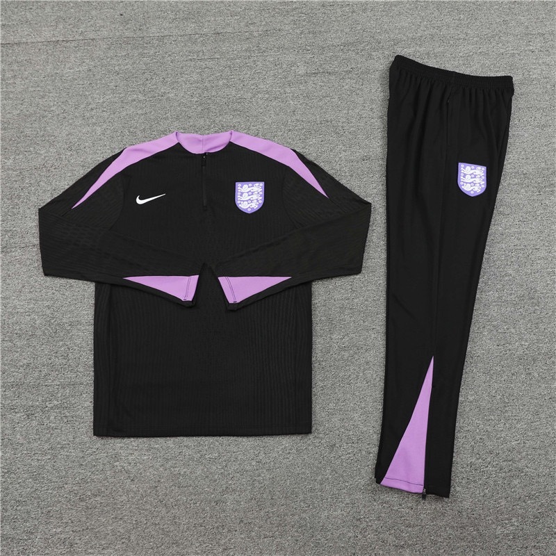 England Soccer Jersey  1/4 Zip Tracksuit Suit 2024/25 (Player Version)