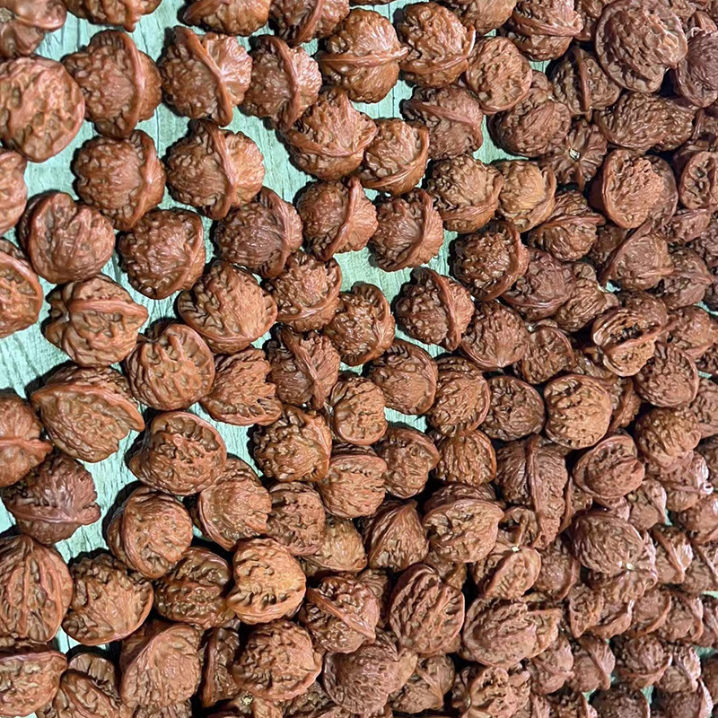 Wenwan walnut Panshan Gongzi hat currency pair original color machine brush stall live broadcast welfare hand-held pieces direct from the place of origin