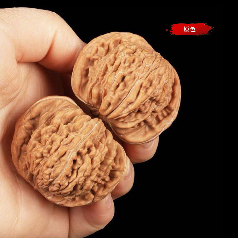 Wholesale walnut hand-held pieces original color machine-brushed four-story building origin direct delivery first-hand source one-piece delivery